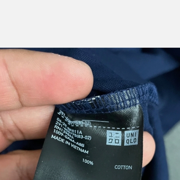 Uniqlo Blue Mercerized French Sleeves Dress - Picture 4 of 7